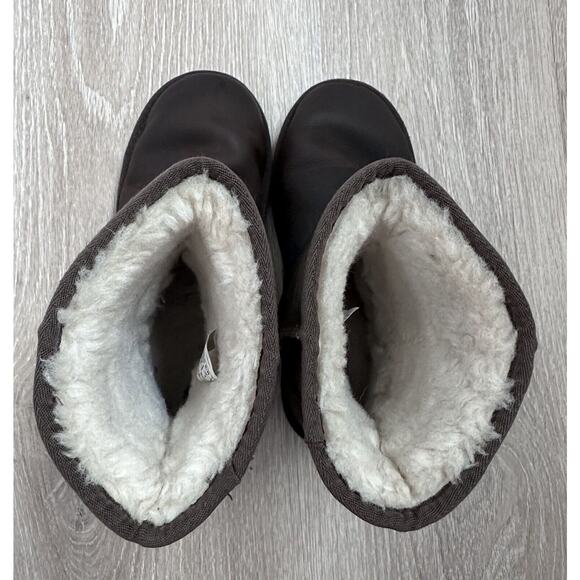 UGG Australian Bomber Short Boots|Dark‎ Brown|Sz 4 - Picture 4 of 8